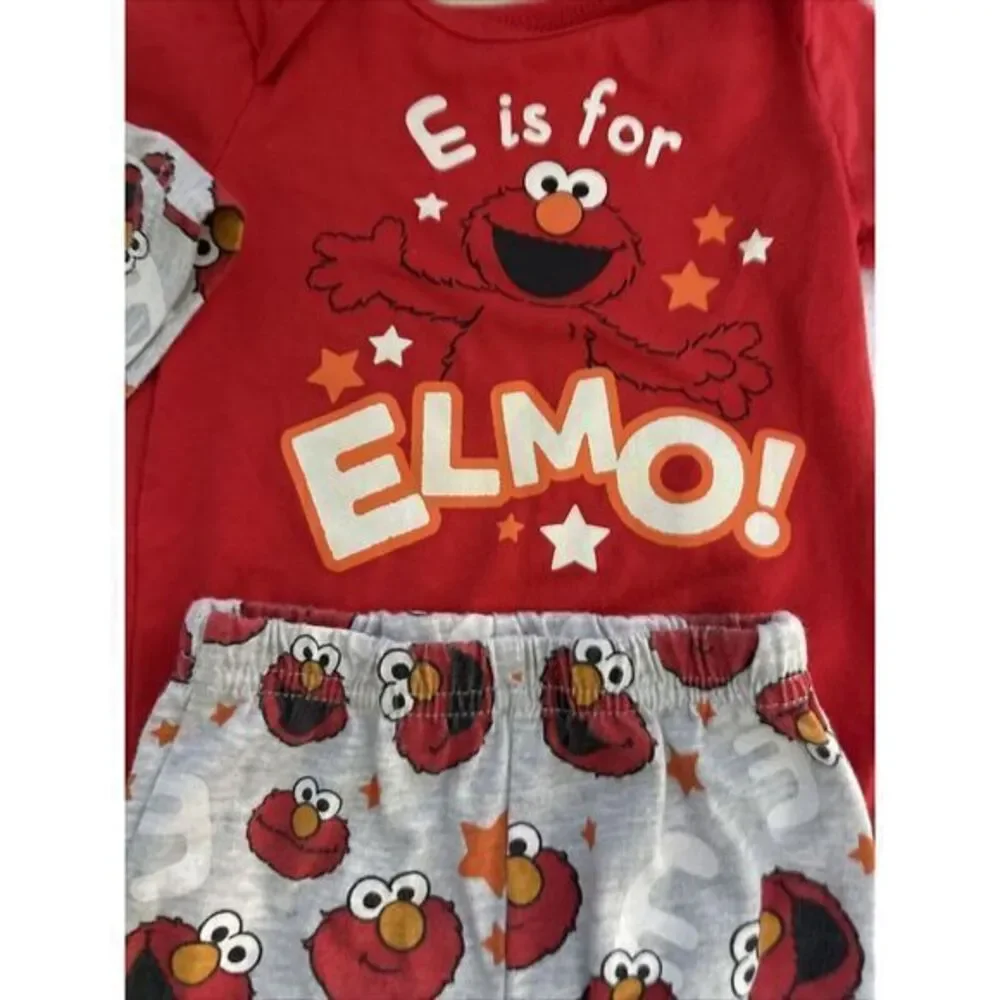 Sesame Street ELMO Boys Newborn 3-Piece Set,‎  3-6M Pants, Shirt, Hat